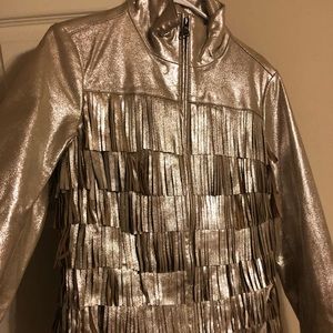 Fringe Leather Jacket